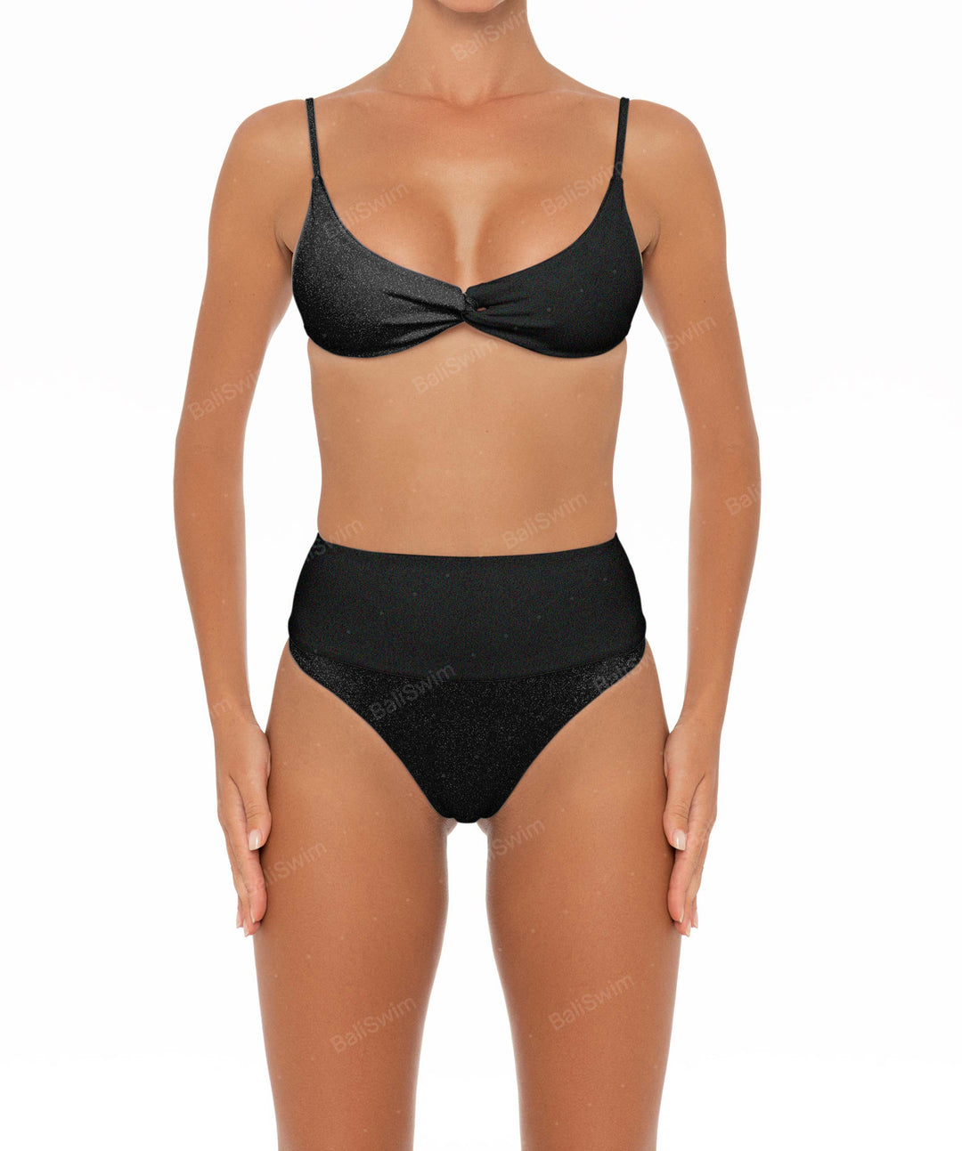 BSWS-B37 High Rise Bikini Bottom