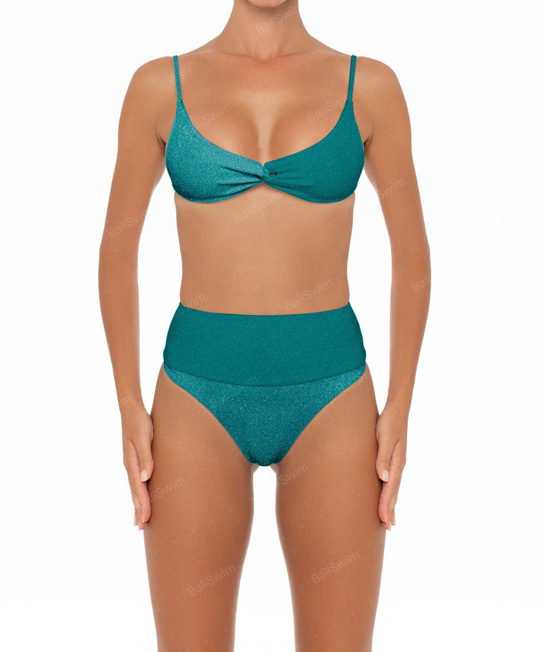 BSWS-B37 High Rise Bikini Bottom