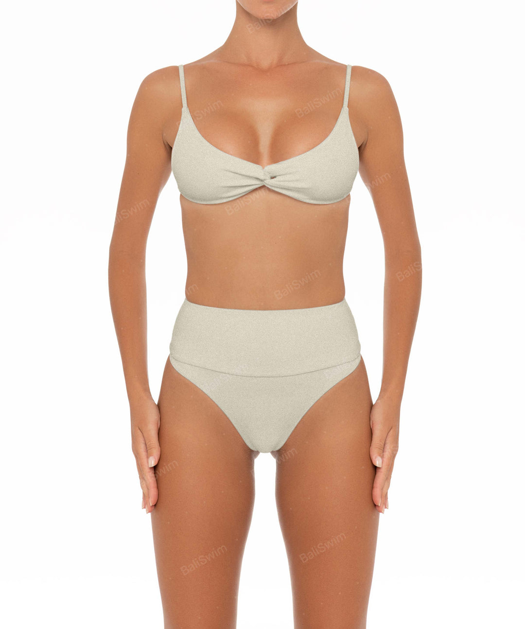 BSWS-B37 High Rise Bikini Bottom