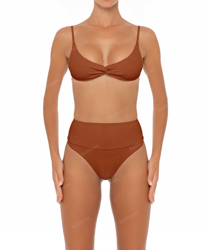 BSWS-T37 Chain Knotted Bikini Top