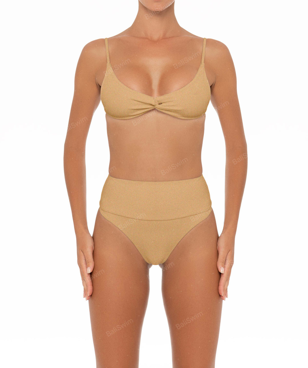 BSWS-B37 High Rise Bikini Bottom