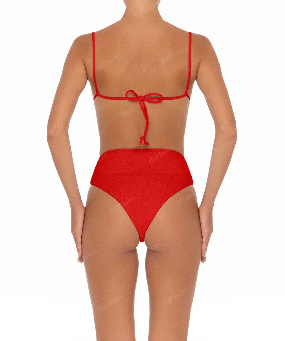 BSWS-B37 High Rise Bikini Bottom