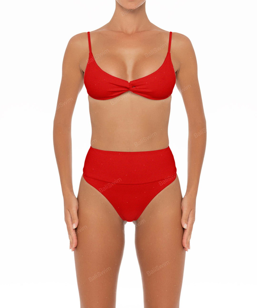 BSWS-B37 High Rise Bikini Bottom