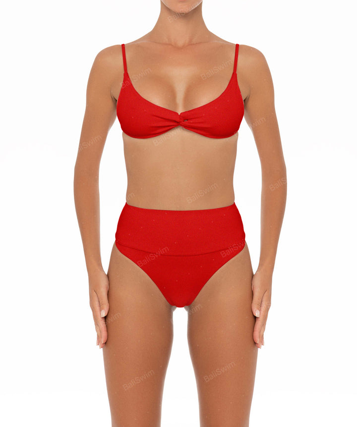 BSWS-B37 High Rise Bikini Bottom