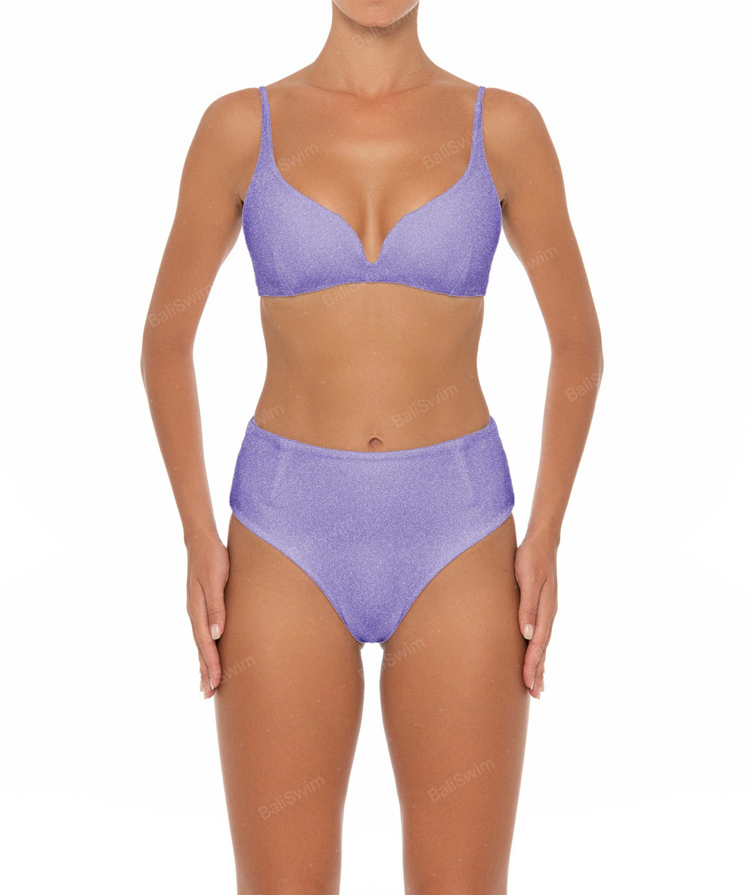 BSWS-B40 Darted High Rise Bikini Bottom