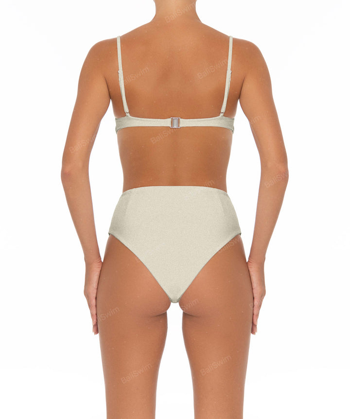 BSWS-B40 Darted High Rise Bikini Bottom