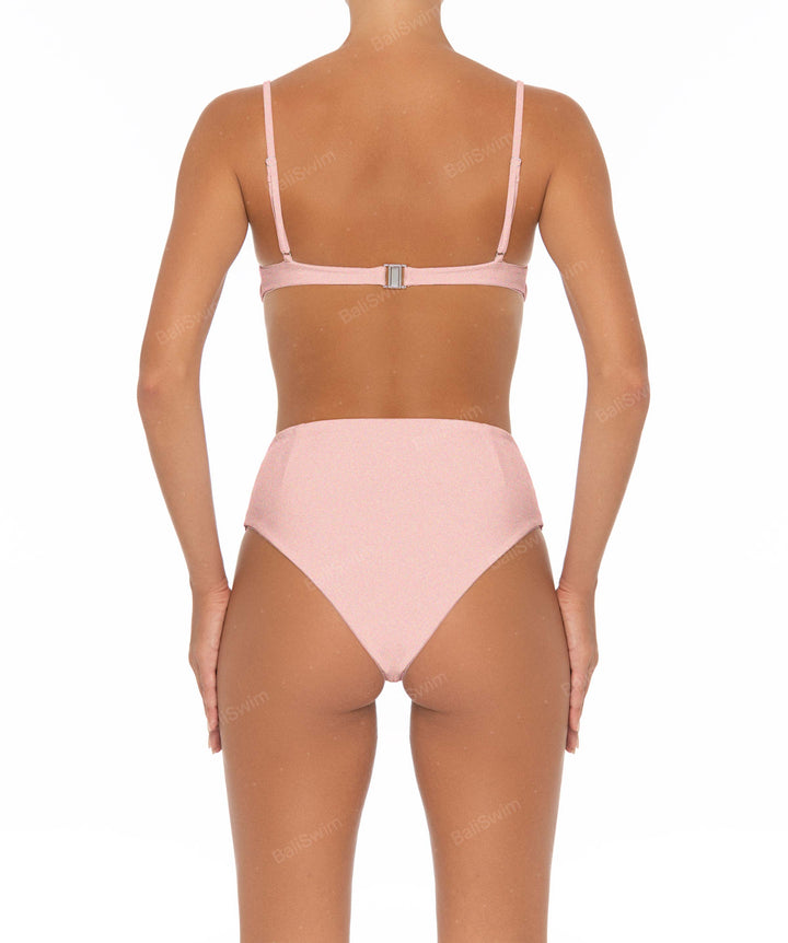 BSWS-B40 Darted High Rise Bikini Bottom