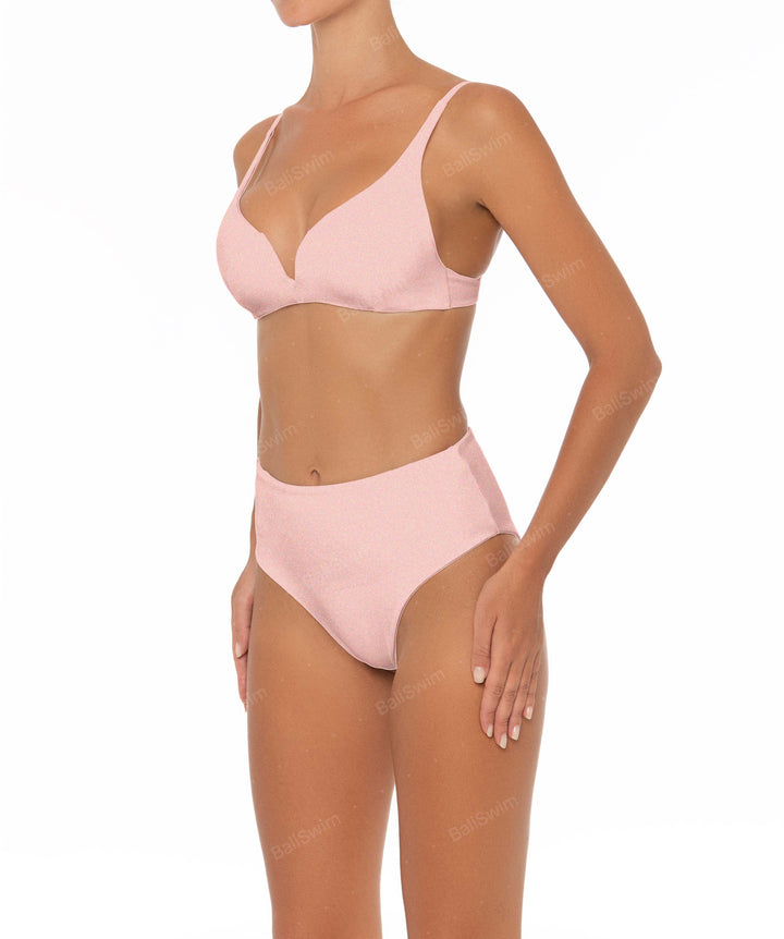 BSWS-B40 Darted High Rise Bikini Bottom