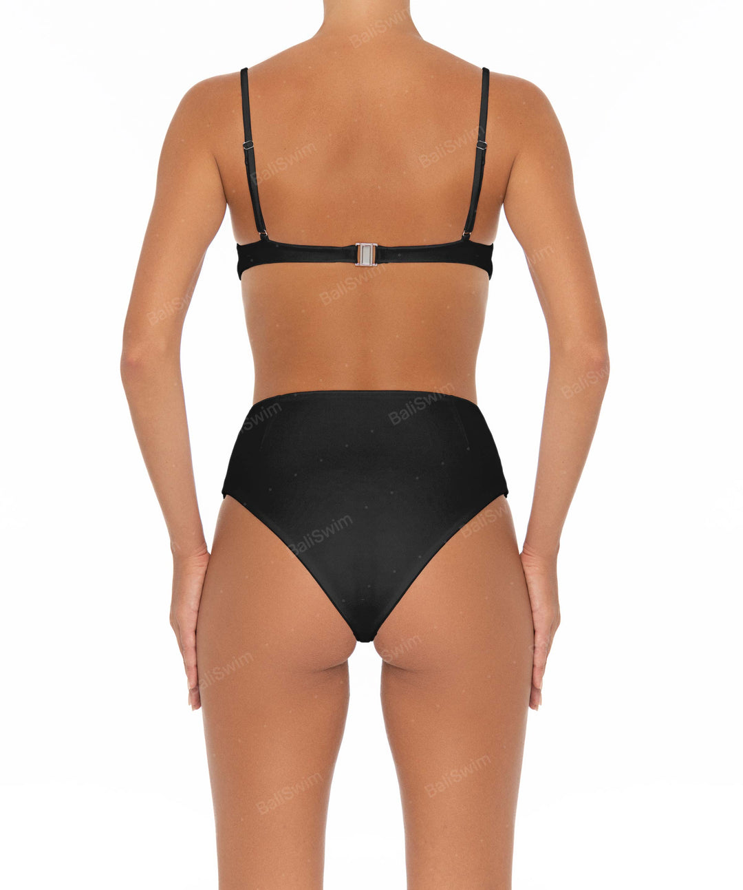BSWS-B40 Darted High Rise Bikini Bottom