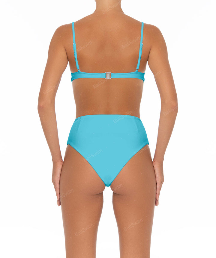 BSWS-B40 Darted High Rise Bikini Bottom