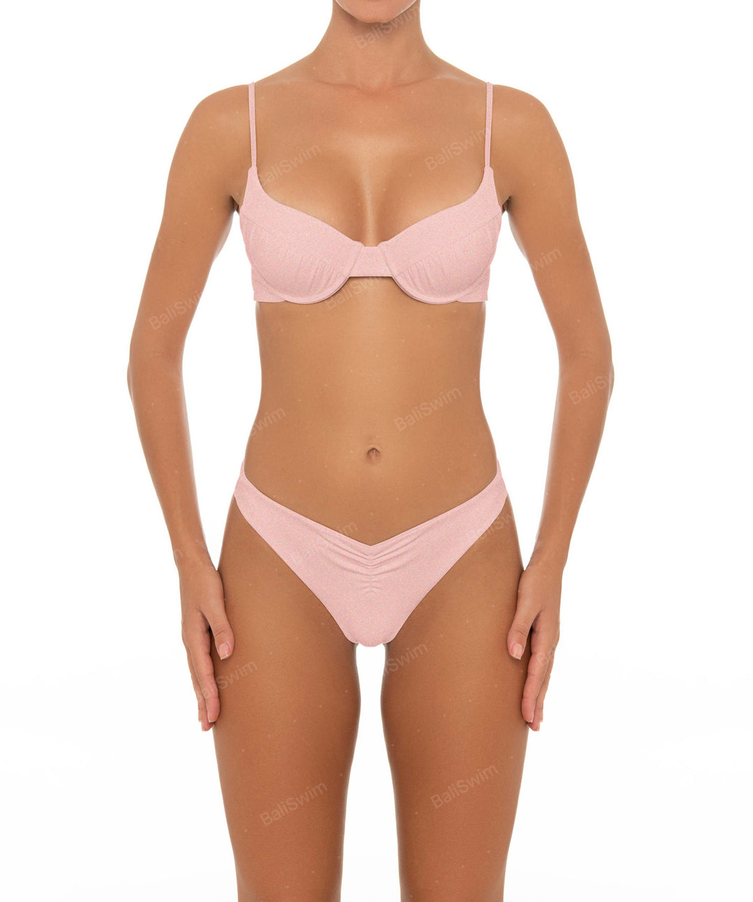 BSWS-B52 Front Gathered Bikini Bottom