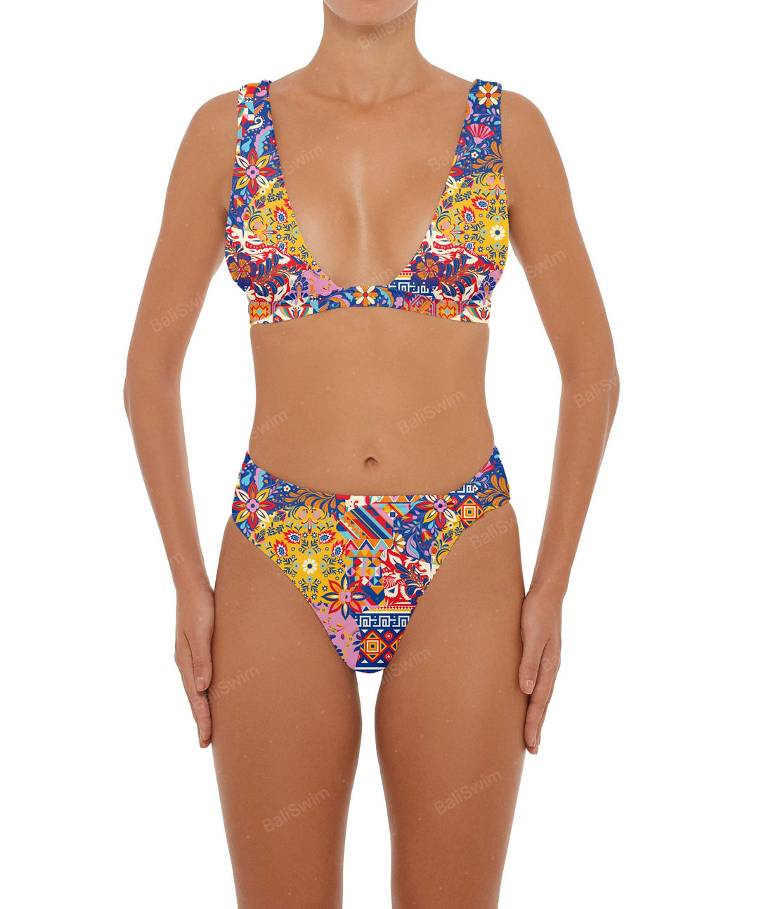 BSWS-B55 High Rise Bikini Bottom