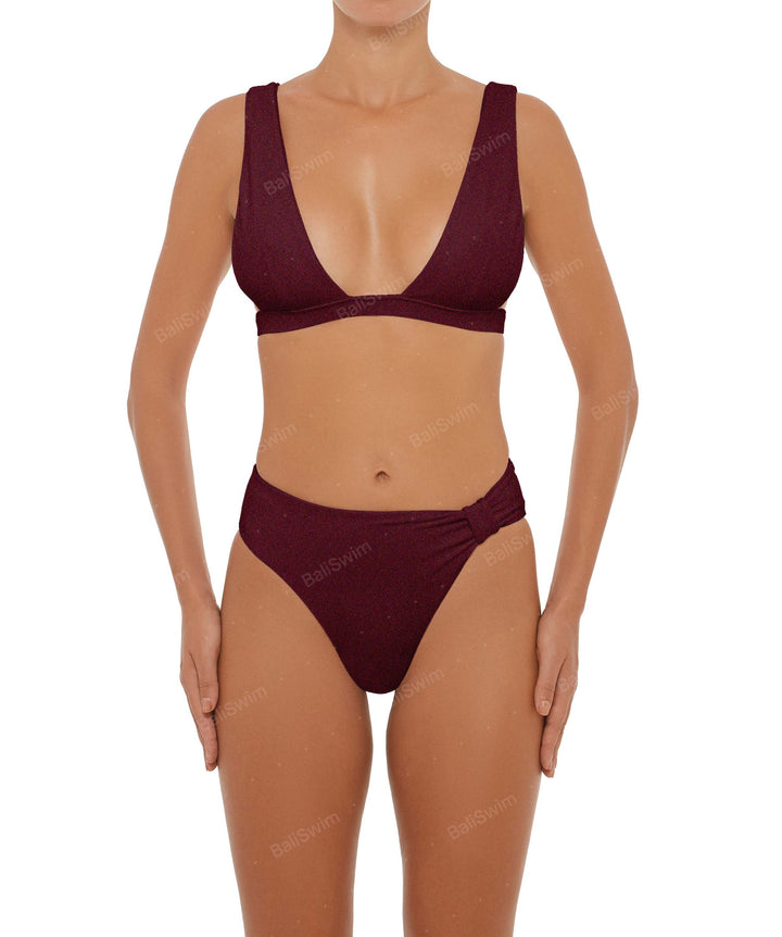 BSWS-T55 Plunge Neck Bikini Top