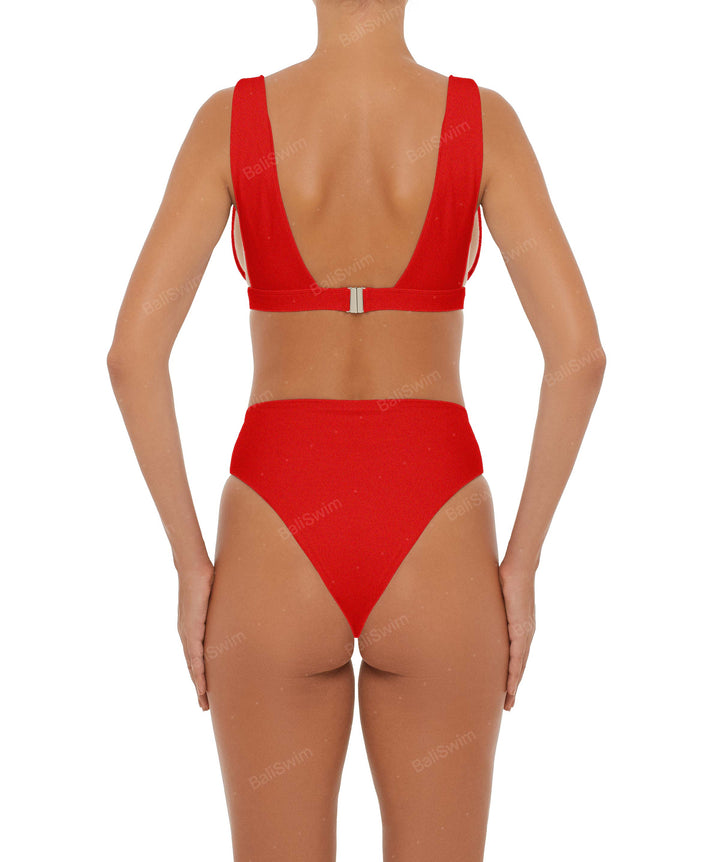 BSWS-T55 Plunge Neck Bikini Top