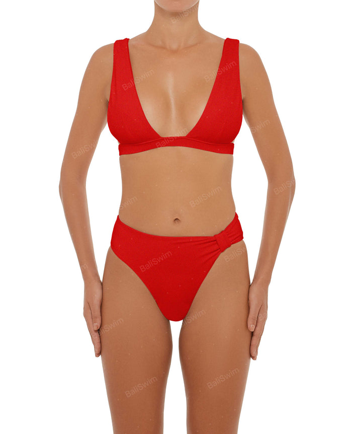 BSWS-T55 Plunge Neck Bikini Top
