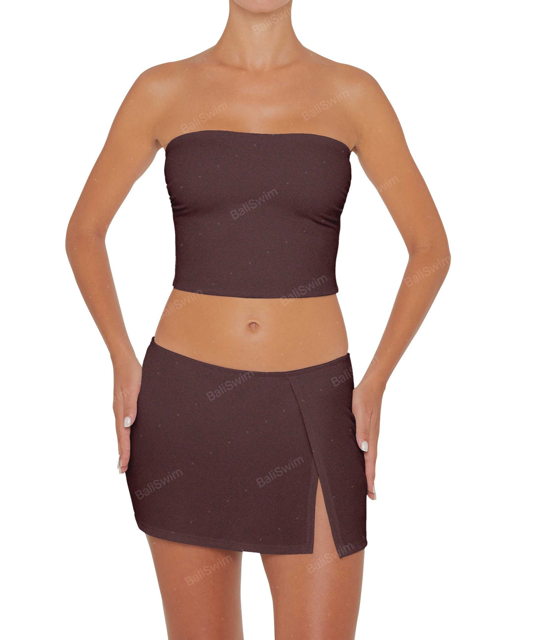 BSWS-T82 Bandeau Tankini Top