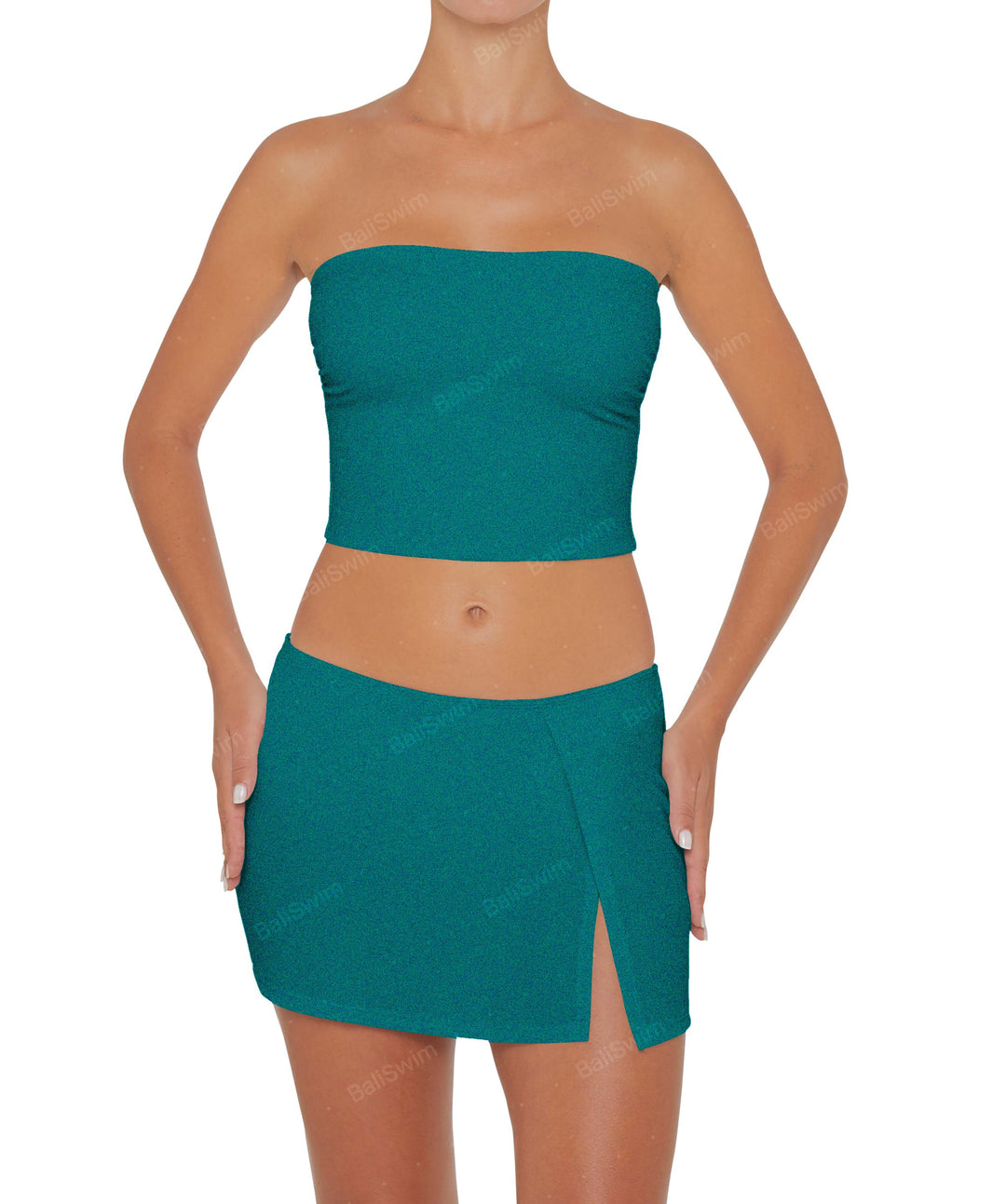 BSWS-T82 Bandeau Tankini Top