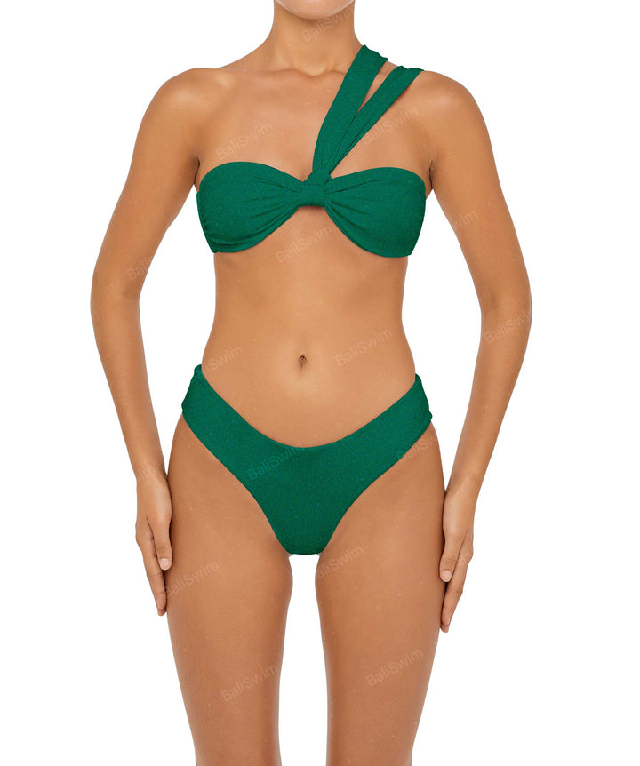 BSWS-T83 Asymmetric Bandeau Bikini Top