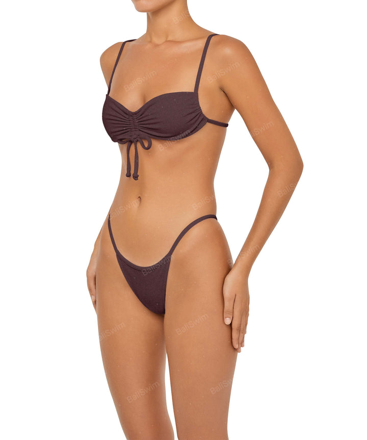 BSWS-T85 Adjustable Gathered Bikini Top