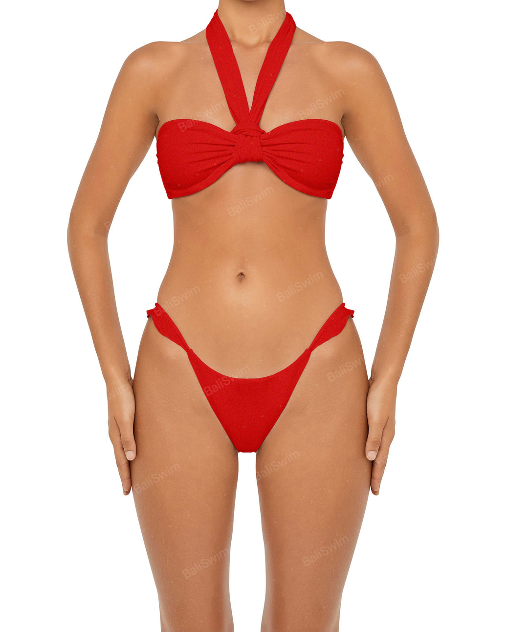 BSWS-T86 Removable Halter Bandeau Bikini Top