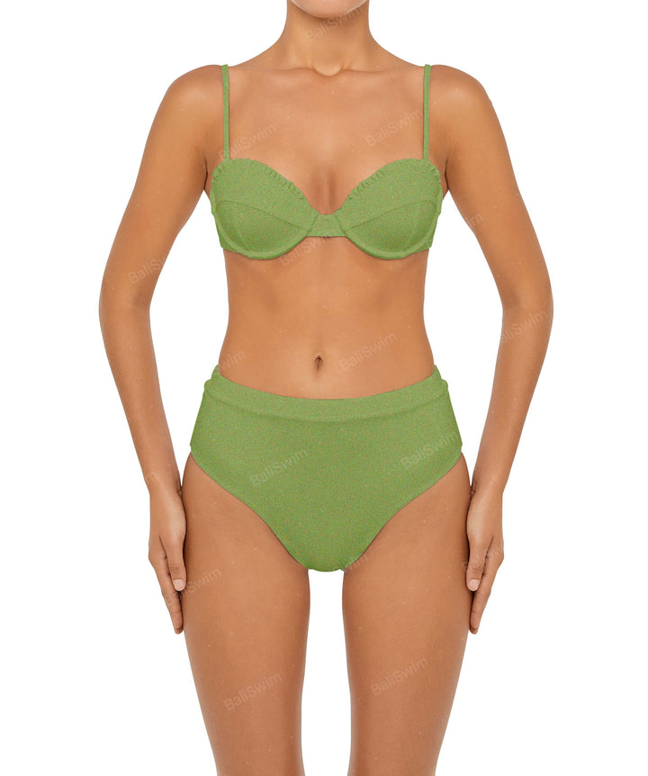 BSWS-T88 Ruffles Underwire Bikini Top