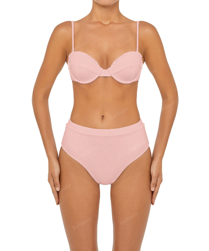 BSWS-T88 Ruffles Underwire Bikini Top