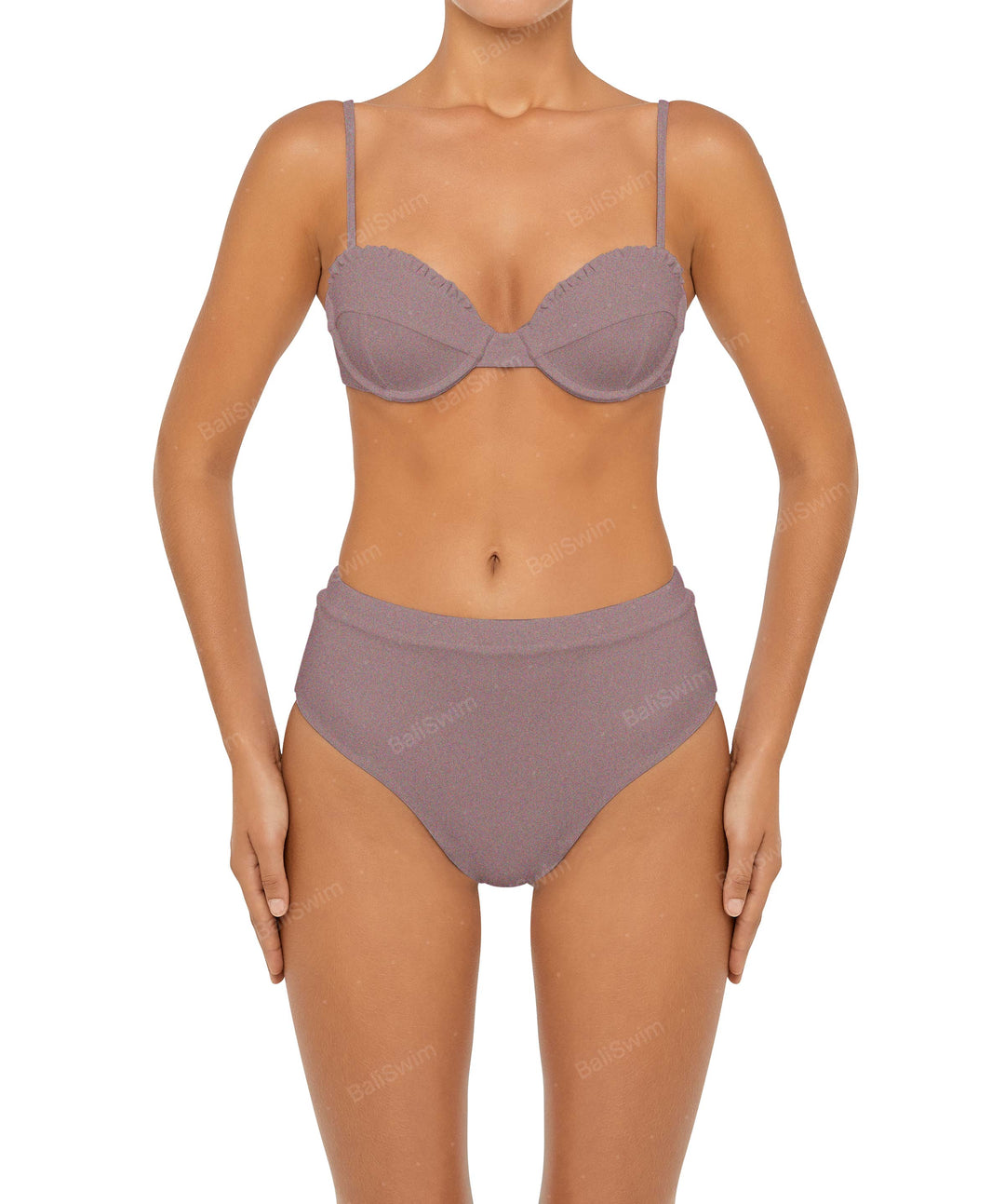 BSWS-B88 High Rise Bikini Bottom