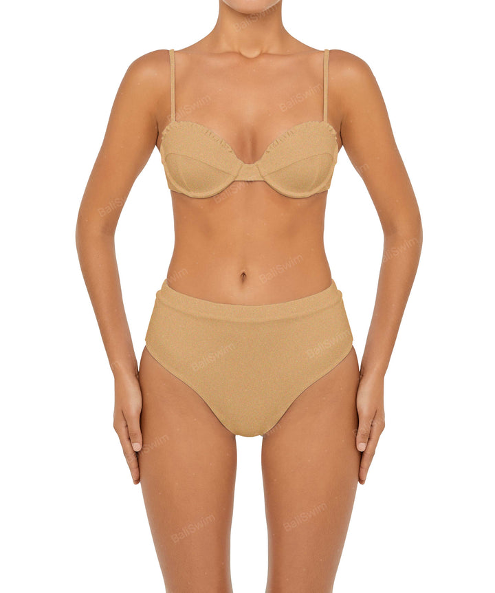 BSWS-T88 Ruffles Underwire Bikini Top