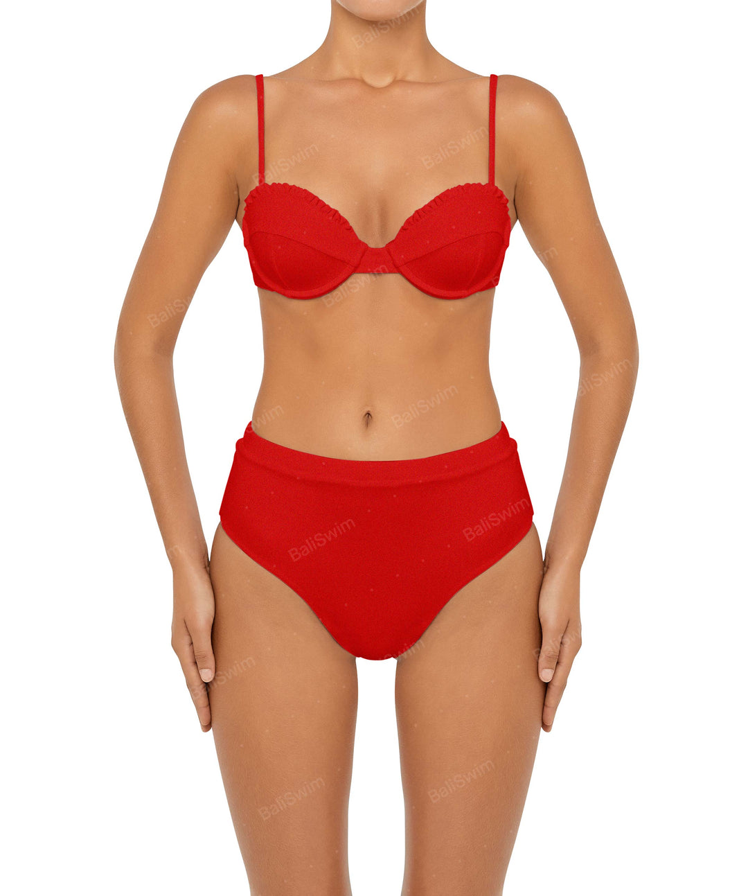 BSWS-B88 High Rise Bikini Bottom