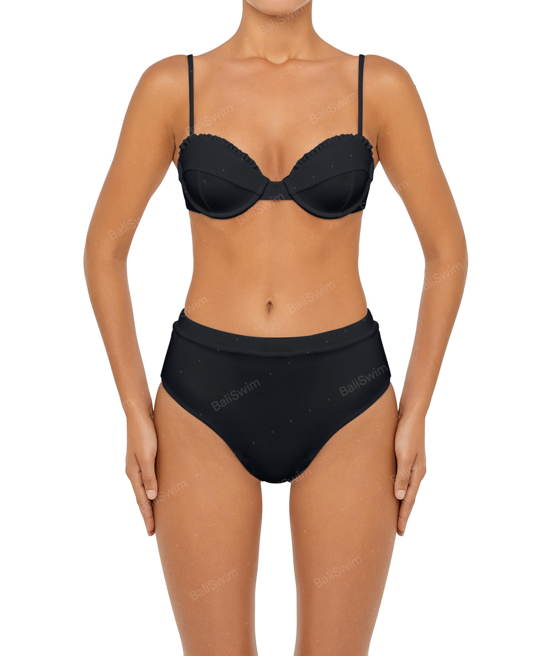 BSWS-B88 High Rise Bikini Bottom