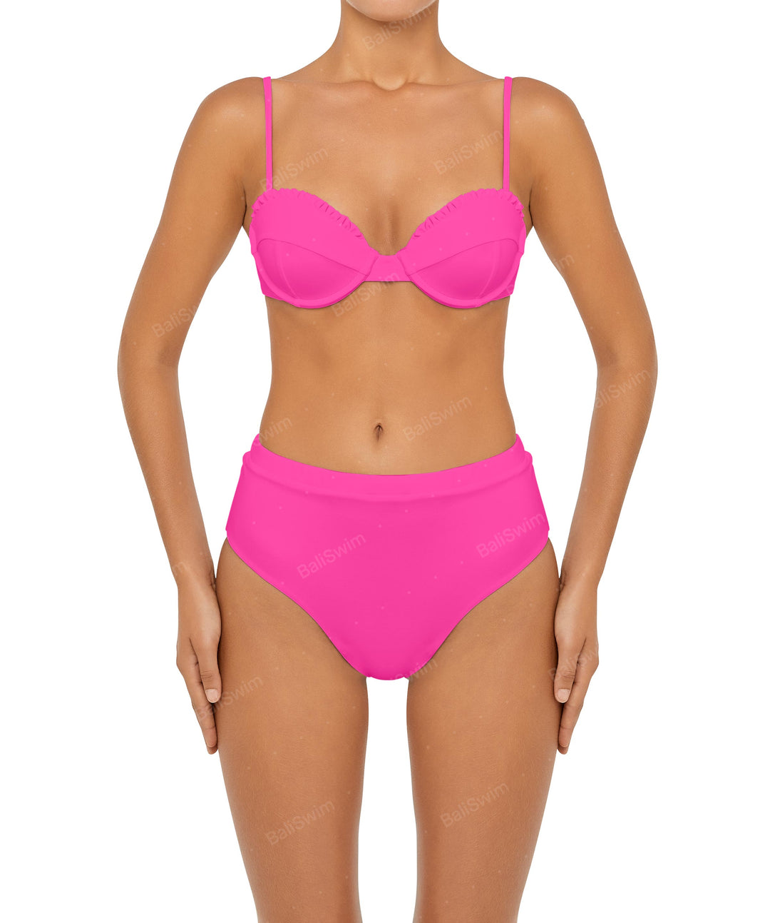 BSWS-B88 High Rise Bikini Bottom