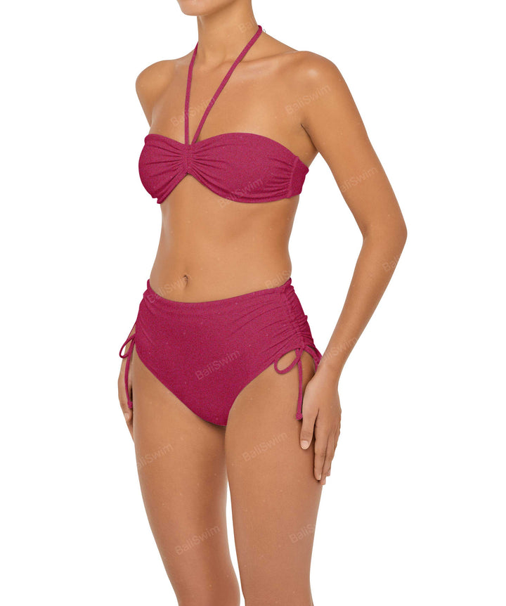 BSWS-T89 Bandeau Halter Neck Bikini Top