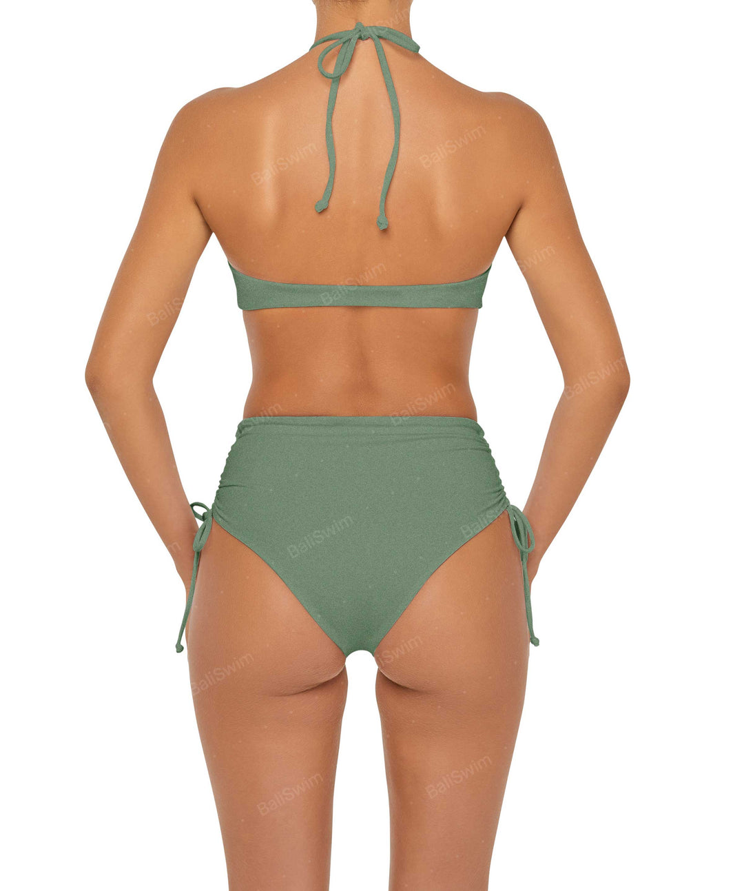 BSWS-T89 Bandeau Halter Neck Bikini Top