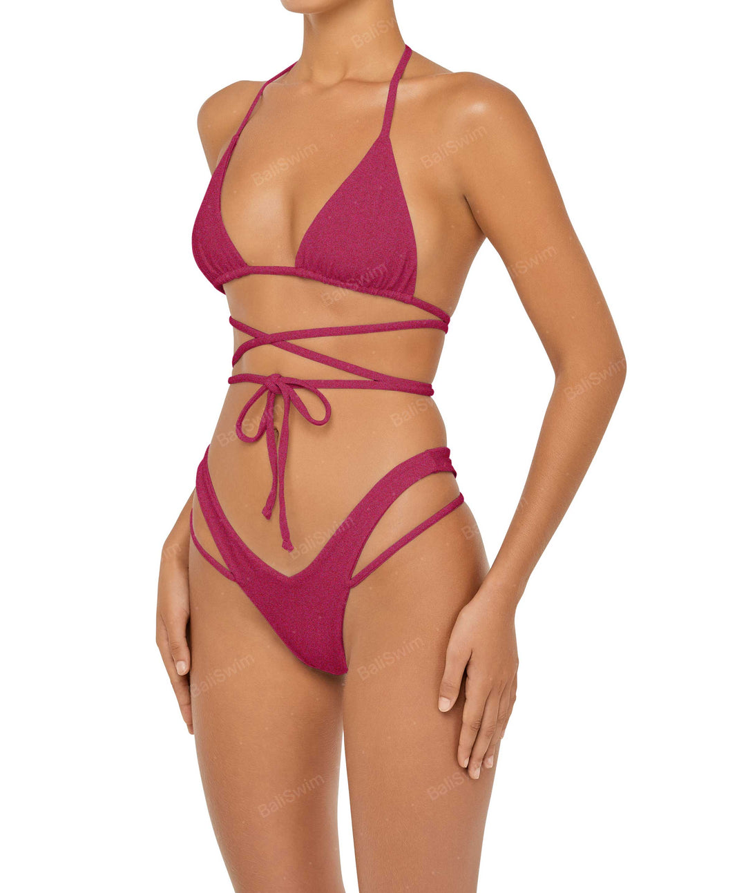 BSWS-B91 V-Waist Straps Bikini Bottom