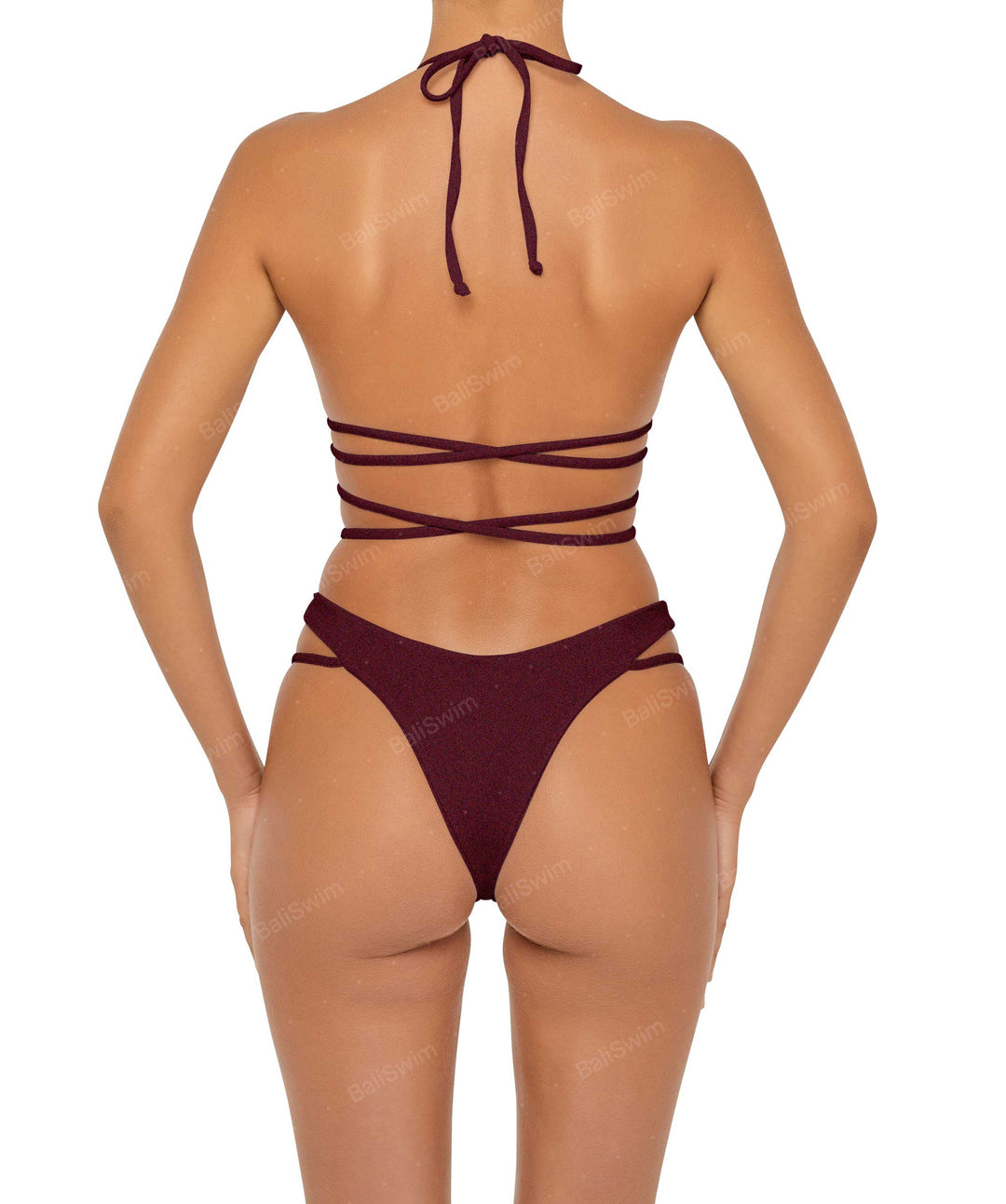 BSWS-B91 V-Waist Straps Bikini Bottom