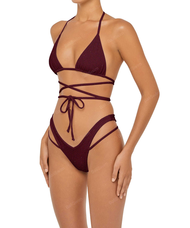 BSWS-B91 V-Waist Straps Bikini Bottom