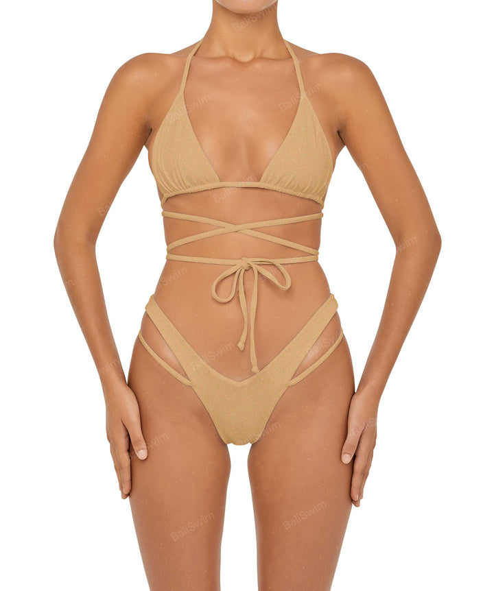 BSWS-B91 V-Waist Straps Bikini Bottom