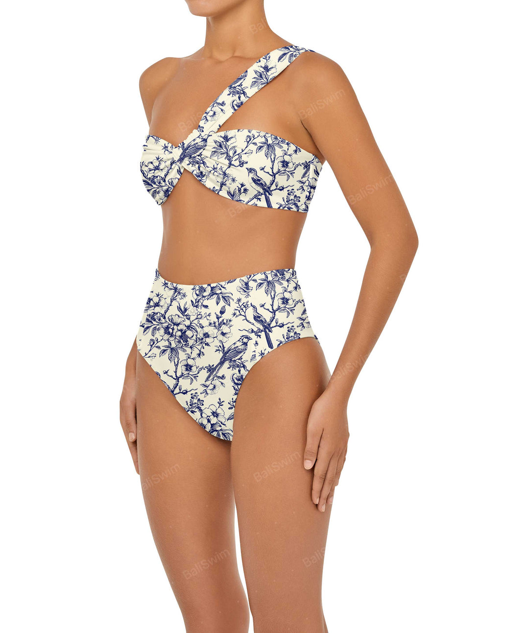 BSWS-B92 High Rise Panel Bikini Bottom