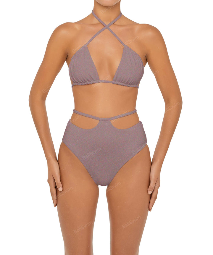 BSWS-B93 High Rise Waist Strap Bikini Bottom