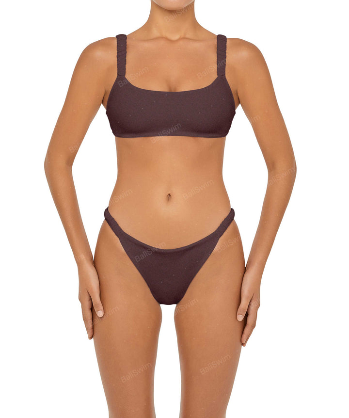 BSWS-B94 Gathered Strap Bikini Bottom