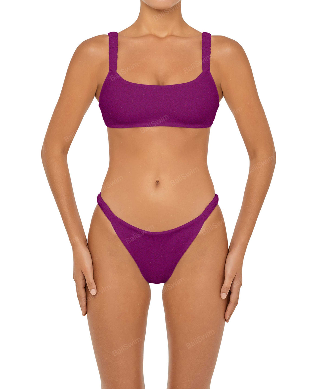 BSWS-B94 Gathered Strap Bikini Bottom