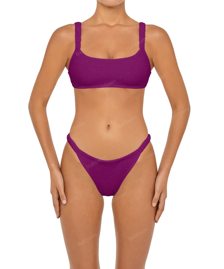 BSWS-B94 Gathered Strap Bikini Bottom