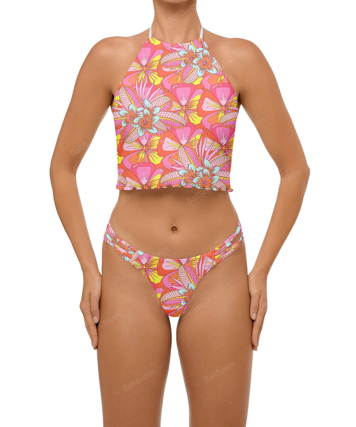 BSWS-B96 Criss cross Strappy Bikini Bottom