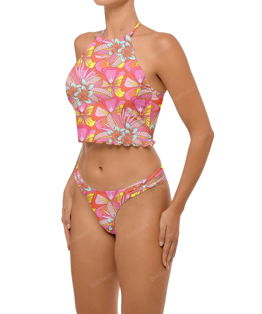 BSWS-B96 Criss cross Strappy Bikini Bottom