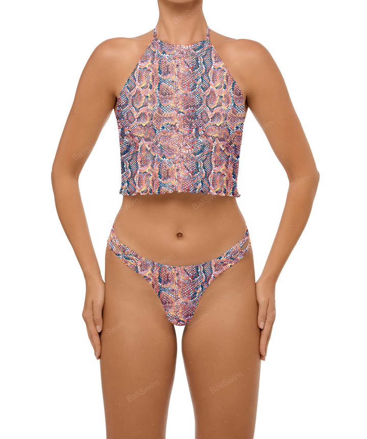 BSWS-B96 Criss cross Strappy Bikini Bottom