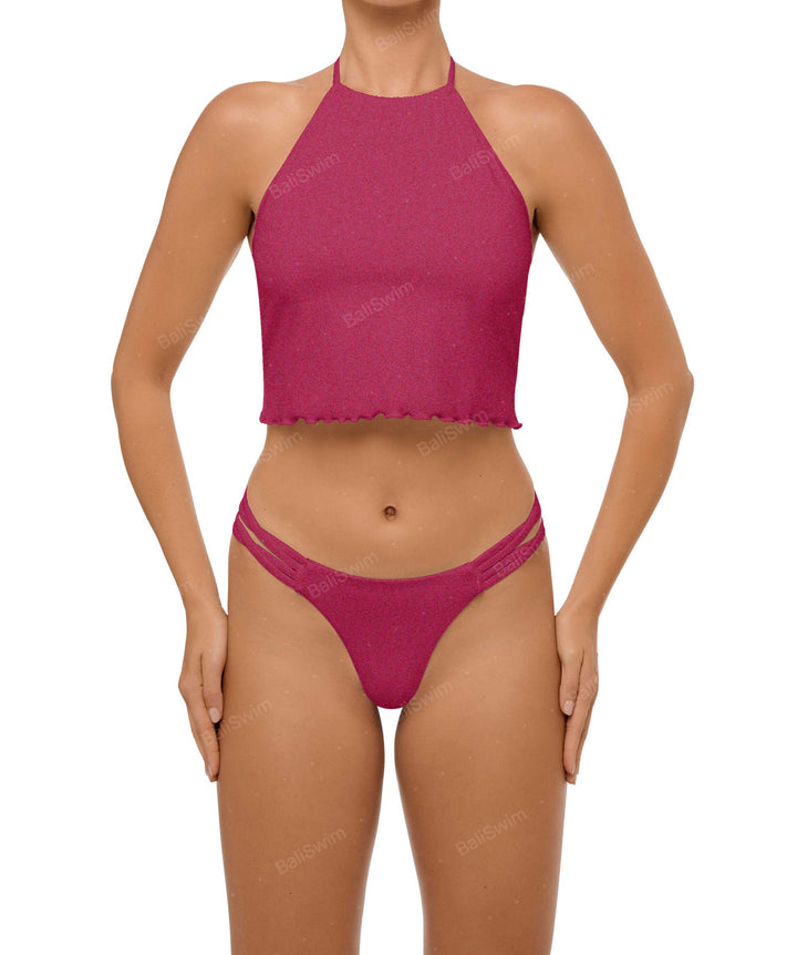 BSWS-B96 Criss cross Strappy Bikini Bottom