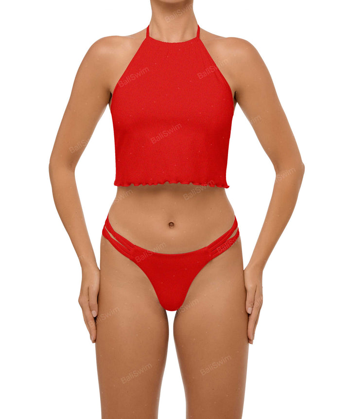 BSWS-B96 Criss cross Strappy Bikini Bottom