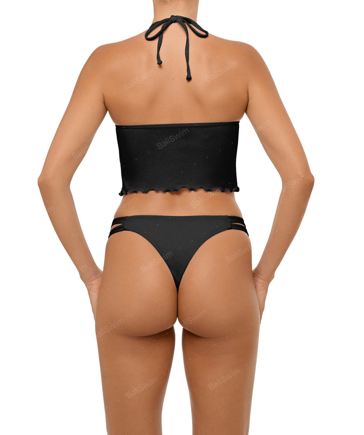 BSWS-B96 Criss cross Strappy Bikini Bottom