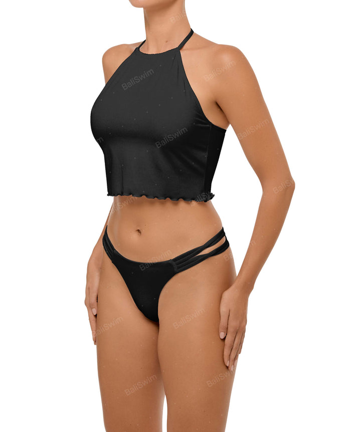 BSWS-B96 Criss cross Strappy Bikini Bottom