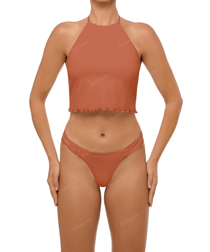 BSWS-B96 Criss cross Strappy Bikini Bottom